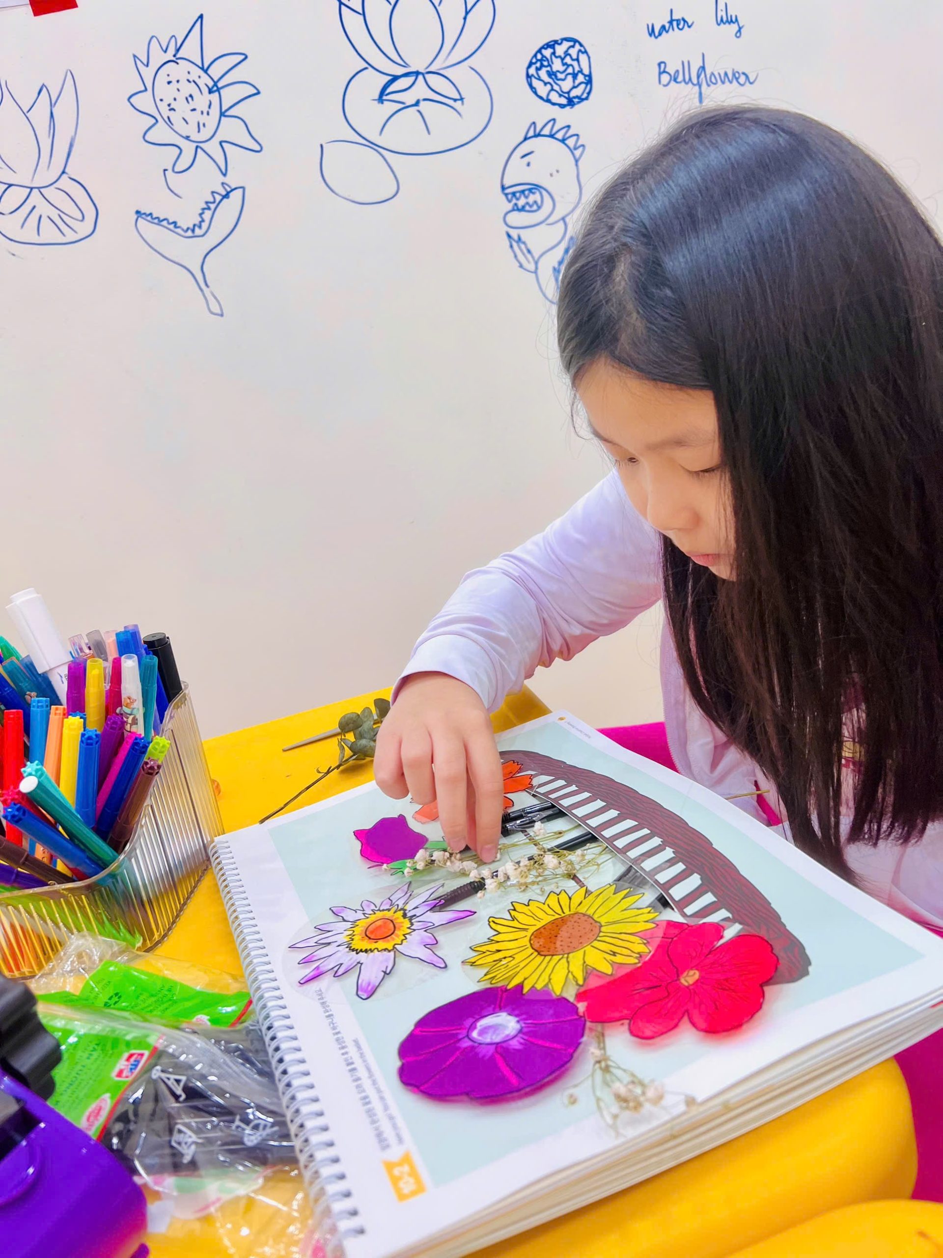 🌸 Sắc Hoa Bừng Nở Trong Từng Nét Vẽ 🌸