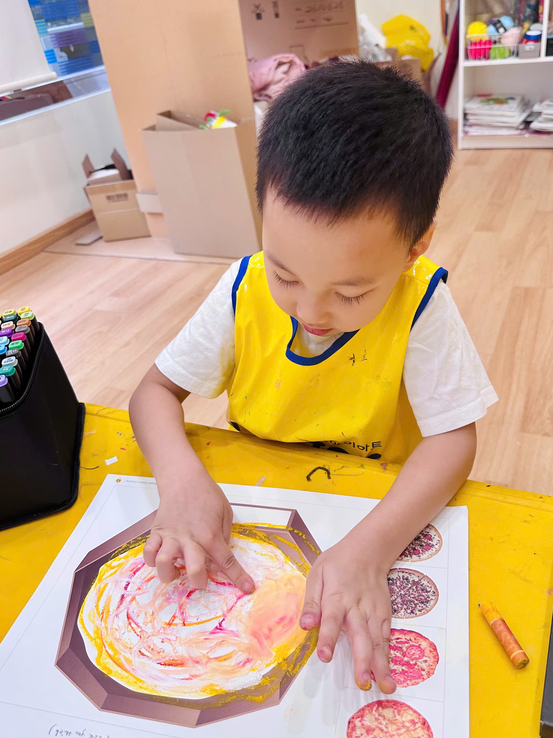 Rực Rỡ Sắc Màu Cùng Bài Học Vẽ Pizza Và Câu Chuyện Tiệc Sinh Nhật