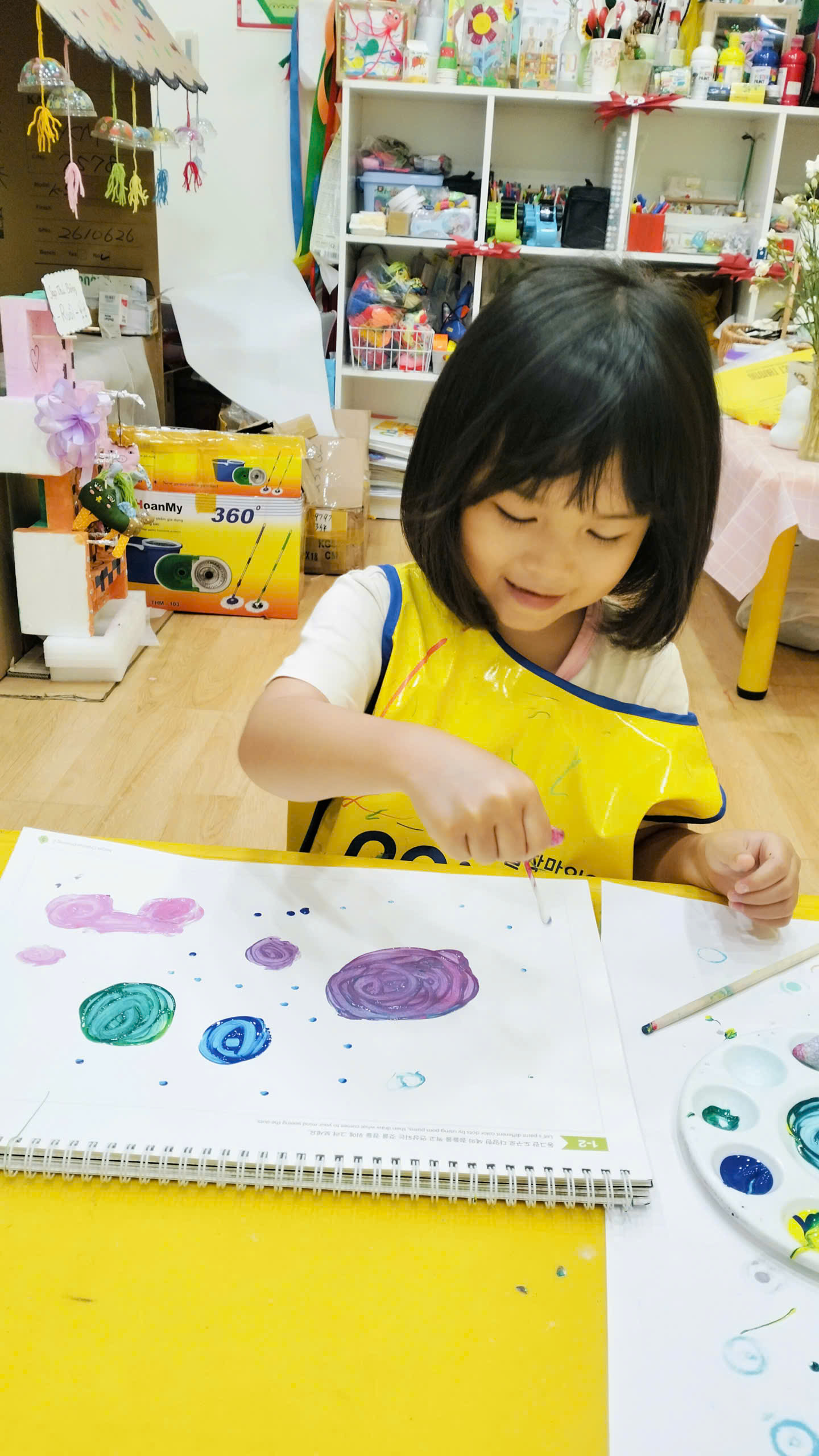 🎨 HỌc Loang MÀu CÙng NhỮng HÌnh TrÒn